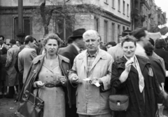 1960, Artfókusz, meal, three people, march, wafer, Fortepan #278268