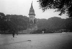 Hollandia, Hága, Nemzeti emlékmű a Wilhelmsparkban., 1910, Schoch Frigyes, szobor, emlékmű, I. Vilmos-ábrázolás, Fortepan #27834