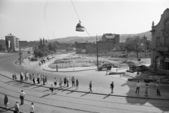 Hungary, Óbuda, Budapest III., Flórián tér, balra távolabb a Pacsirtamező (Korvin Ottó) utca., 1965, Artfókusz, Best of, Budapest, Fortepan #278550