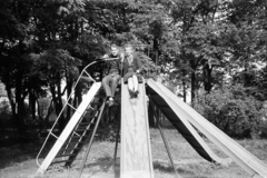 1966, Artfókusz, playground, playground slide, Fortepan #278568