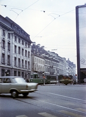 Switzerland, Basel, az Aschenvorstadt és az Elisabethenstrasse torkolata a Steinenberg felöl., 1965, Artfókusz, Fortepan #278867