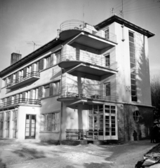 Magyarország, Mátraháza, Napsugár üdülő., 1955, Artfókusz, Fábián József, bauhaus, Fortepan #279007