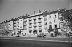 Magyarország, Budapest XIV., a Stefánia (Népstadion) út házsora az Egressy út - Gizella út közötti szakaszon., 1964, Artfókusz, Fábián József, Budapest, Fortepan #279264