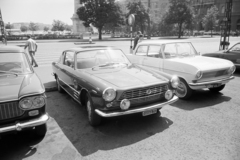 Hungary, Budapest XI., Szent Gellért tér, a Gellért Szálló parkolója., 1965, Artfókusz, Budapest, Opel-brand, Fiat-brand, Opel Kadett A, Fortepan #279385