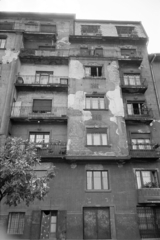 Magyarország, Budapest XII., Csörsz utca, a felújításra váró 1-es számú ház Avar utca felőli homlokzata., 1962, Artfókusz, Fábián József, Budapest, Fortepan #279480