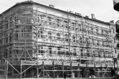 Magyarország, Budapest I., Attila út, szemben a felújítás alatt álló 79-es számú ház, balra a Mikó utca., 1962, Artfókusz, Fábián József, Budapest, Fortepan #279783