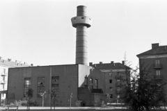 Magyarország, Budapest XIII., Fiastyúk (Thälmann) utca, a 60., 62. és 64. számú házak között a fűtőmű., 1964, Artfókusz, Fábián József, Budapest, Fortepan #279937