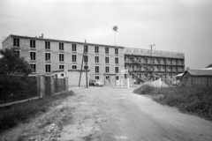 Magyarország, Budapest XIV., Ibrány utca, szemben az Újvilág utca 19/a-b építkezése., 1961, Artfókusz, Fábián József, Budapest, Fortepan #280039