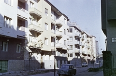 Magyarország, Budapest III., Uszály utca az Evező utcától a Dereglye utca felé nézve., 1963, Artfókusz, Fábián József, Budapest, színes, Fortepan #280050