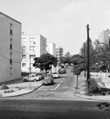 Magyarország, Budapest X., Harmat utca, szemben a Harmat köz., 1974, Artfókusz, Fábián József, parkoló, Budapest, Fortepan #280255