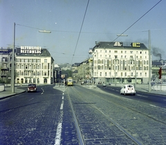 Magyarország, Budapest II., Margit híd budai hídfő, szemben a Margit körút (Mártírok útja)., 1980, Artfókusz, Fábián József, Budapest, Fortepan #280281