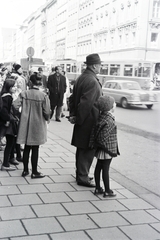 Németország, München, Marienplatz, szemben a Kaufingerstraße., 1963, Artfókusz, Fábián József, Fortepan #280338