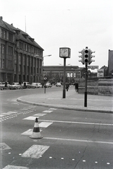 Germany, Berlin, Kelet-Berlin, a Friedrichstraße és az Unter den Linden keresztezödése., 1965, Artfókusz, crosswalk, GDR, East-Berlin, Fortepan #280441