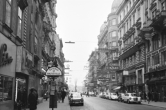 Austria, Vienna, a Kärntner Straße a Johannesgasse és az Annagasse között., 1965, Artfókusz, Fortepan #280448