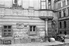 Hungary, Sopron, Fő (Beloiannisz) tér, Storno-ház, jobb szélen a Városháza., 1965, Artfókusz, Fortepan #280454