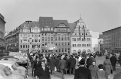 Németország, Lipcse, Markt., 1966, Artfókusz, Fábián József, NDK, Fortepan #280482