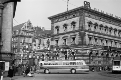 Germany, Leipzig, 1967, Artfókusz, bus, Ikarus-brand, tram, GDR, Fortepan #280490