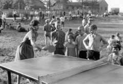 1960, Artfókusz, Best of, table tennis table, kid, Fortepan #280861