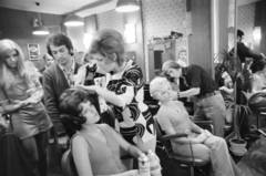 1977, Artfókusz, hairdresser, hairdo, Fortepan #280929