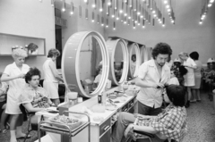 1979, Artfókusz, interior, shop interior, hairdresser, hairdo, Fortepan #281026