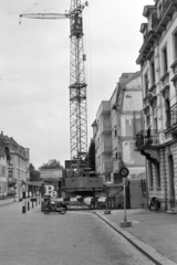 Switzerland, Basel, Altkircherstrasse, jobbra az épülő 15. számú ház., 1968, Artfókusz, Fortepan #281027