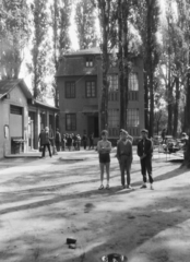 Magyarország,Balaton, Siófok, Szabadifürdő (ekkor Balatonszabadi-fürdőtelep), Postás Szakszervezet Gyermeküdülője., 1979, Umann Kornél, Fortepan #28230