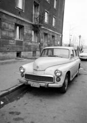 Magyarország, Budapest XIV., a felvétel a Bolgárkertész (Martos Flóra) utca 64. számú ház előtt készült. A kép forrását kérjük így adja meg: Fortepan / Budapest Főváros Levéltára. Levéltári jelzet: HU.BFL.XV.19.c.10, 1971, Budapest Főváros Levéltára / BRFK helyszínelési fényképei, BRFK Hivatala Bűnügyi Technikai Osztály, rendszám, FSO Warszawa 223, Budapest, Fortepan #282525