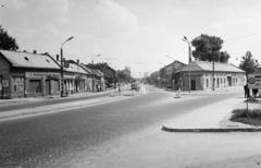 Magyarország, Budapest III., Bécsi út, szemben a villamos-végállomás a Vörösvári úton. A kép forrását kérjük így adja meg: Fortepan / Budapest Főváros Levéltára. Levéltári jelzet: HU.BFL.XV.19.c.10, 1972, Budapest Főváros Levéltára / BRFK helyszínelési fényképei, BRFK Hivatala Bűnügyi Technikai Osztály, Budapest, Fortepan #282699