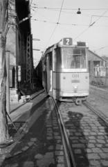 A kép forrását kérjük így adja meg: Fortepan / Budapest Főváros Levéltára. Levéltári jelzet: HU.BFL.XV.19.c.10, 1971, Budapest Főváros Levéltára / BRFK helyszínelési fényképei, BRFK Hivatala Bűnügyi Technikai Osztály, Ganz CSMG, BKV-szervezet, Ganz-márka, villamos, Fortepan #284048