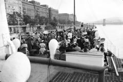 1932, Bor Dezső, boat trip, Fortepan #284352