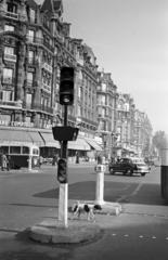 Franciaország, Párizs, Boulevard Diderot a Rue de Lyon sarkánál., 1955, Bihari Erzsébet-Németh Tamás Lajos, Fortepan #284418