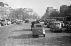 1955, Bihari Erzsébet-Németh Tamás Lajos, Citroen 2CV, Fortepan #284419