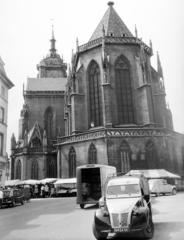 Franciaország, Colmar, collégiale Saint-Martin de Colmar (cathédrale Saint-Martin de Colmar)., 1963, Gara Andor, Fortepan #285086