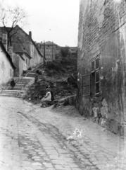 Magyarország, Tabán, Budapest I., Kőműves lépcső., 1924, Gara Andor, Budapest, Fortepan #285143