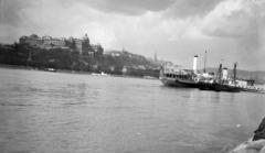 1936, Gara Andor, steamboat, Danube, Fortepan #285165