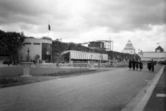 Franciaország, Párizs, Világkiállítás 1937., Mars-mező, az ausztrál pavilon és a mellette lévő étterem., 1937, Gara Andor, Fortepan #285316