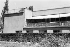 Magyarország, Margitsziget, Budapest, Sporttelep (később az ún. évelőkertet alakították ki a helyén), a klubház., 1960, Gara Andor, Fortepan #285522