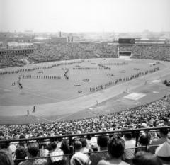 Magyarország, Népstadion, Budapest XIV., a megnyitás napján (1953. augusztus 20.)., 1953, Gara Andor, Budapest, Fortepan #285834