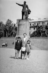 Magyarország, Budapest V., Kossuth Lajos tér, Kossuth Lajos szobor., 1959, Garaczi László, Budapest, Fortepan #285927