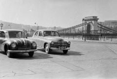 1954, Kieselbach Tamás, GAZ M20 Pobjeda, Tatra 600 Tatraplan, Tatra-márka, Fortepan #286268