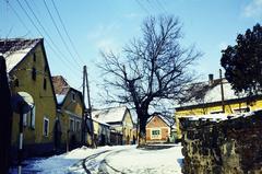 Hungary, Szentendre, Rab Ráby tér, bal szélen Rab Ráby háza., 1979, Kozák, colorful, Fortepan #286690