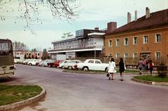 Magyarország, Harkány, Bajcsy-Zsilinszky utca, Napsugár Szálloda és Étterem., 1973, Kozák, Fortepan #286721