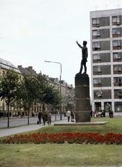 Magyarország, Debrecen, Petőfi tér, Petőfi Sándor szobra (Medgyessy Ferenc, 1948.)., 1972, Kozák, Fortepan #286785