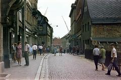 Germany, Bad Schandau, Poststraße a Zaukenstraße felől nézve., 1968, Kozák, colorful, GDR, Fortepan #286819