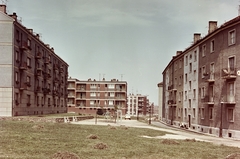 Magyarország, Kazincbarcika, Béke tér., 1964, Építésügyi Dokumentációs és Információs Központ, VÁTI, színes, Fortepan #28721