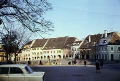 Romania,Transylvania, Sibiu, Kis tér (Piata Mica)., 1968, Szomolányi József, Fortepan #287314