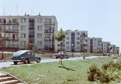 Magyarország, Veszprém, Stadion utca páros oldala., 1968, Építésügyi Dokumentációs és Információs Központ, VÁTI, színes, automobil, Fortepan #28743