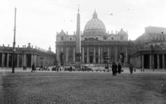 Italy, Rome,Vatican City, Szent Péter tér, Szent Péter-bazilika., 1921, Lánchidi Péter, monument, basilica, Fortepan #287501