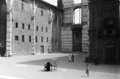 Italy, Siena, Piazza Jacopo della Quercia., 1921, Lánchidi Péter, Fortepan #287512