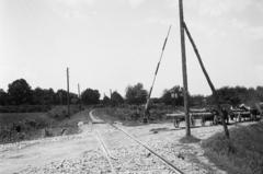 1923, Lánchidi Péter, railroad crossing, Fortepan #287538